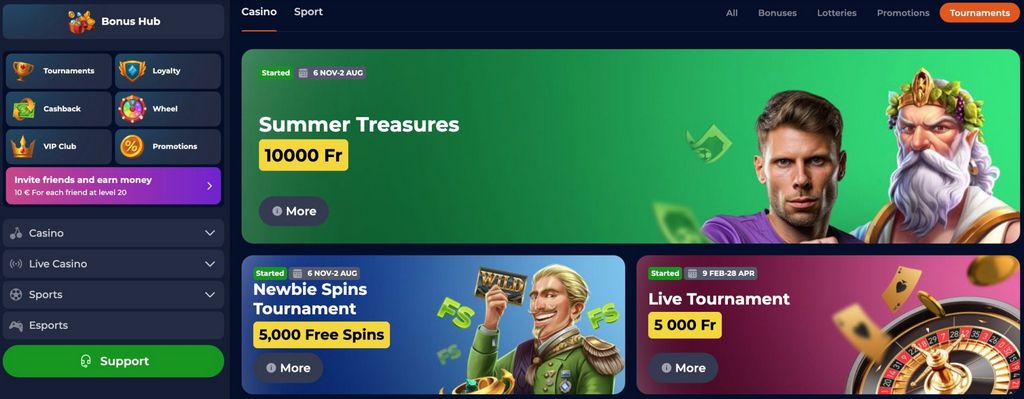 NineCasino : Le casino NineCasino : Le casino