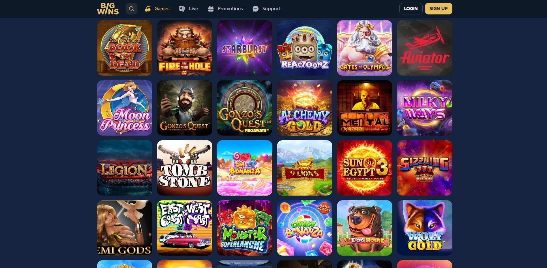 BigWin Casino site